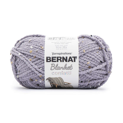 Bernat Blanket Confetti Yarn - Discontinued Shades Purple Confetti