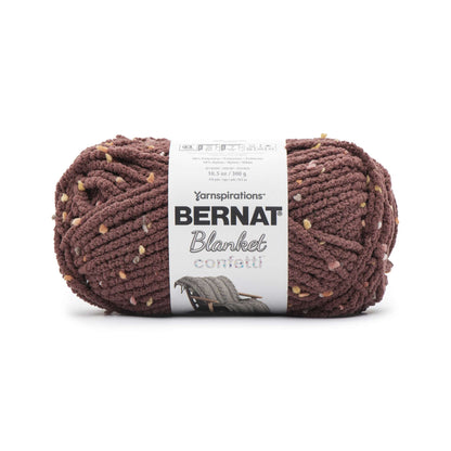 Bernat Blanket Confetti Yarn - Discontinued Shades Chocolate Confetti