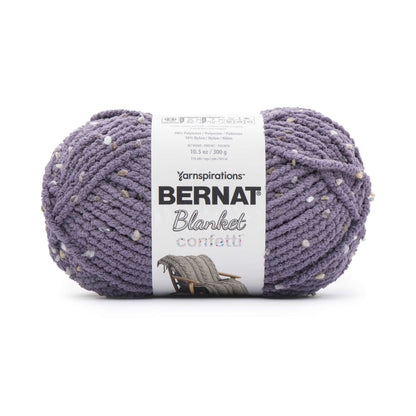Bernat Blanket Confetti Yarn - Discontinued Shades Amethyst Confetti