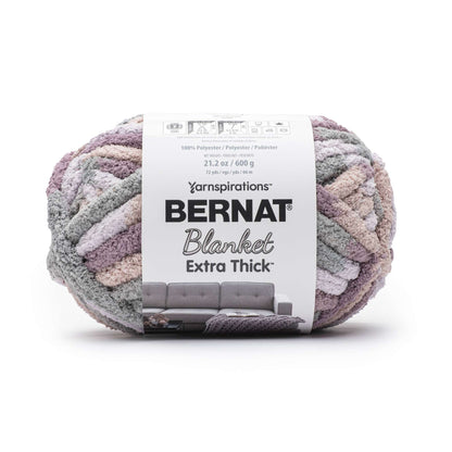 Bernat Blanket Extra Thick Yarn (600g/21.2oz) Purple Smoke