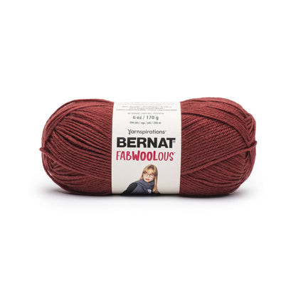 Bernat Fabwoolous Yarn - Clearance Shades Red Brick