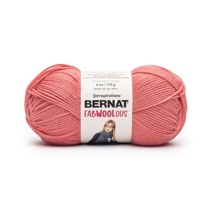 Bernat Fabwoolous Yarn - Clearance Shades Rich Rose