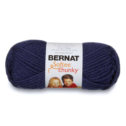 Bernat Softee Chunky Yarn (100g/3.5oz) Faded Denim