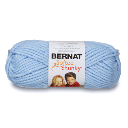 Bernat Softee Chunky Yarn (100g/3.5oz) - Discontinued Shades Baby Blue