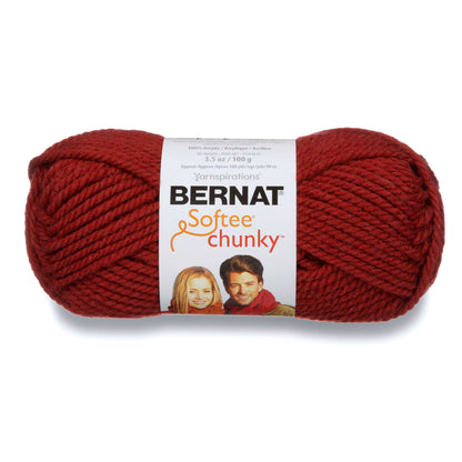 Bernat Softee Chunky Yarn (100g/3.5oz) - Discontinued Shades Redwood