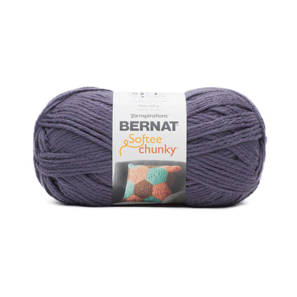 Bernat Softee Chunky Yarn (400g/14oz) - Discontinued Shades Black Plum