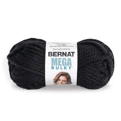Bernat Mega Bulky Yarn - Discontinued Shades Black