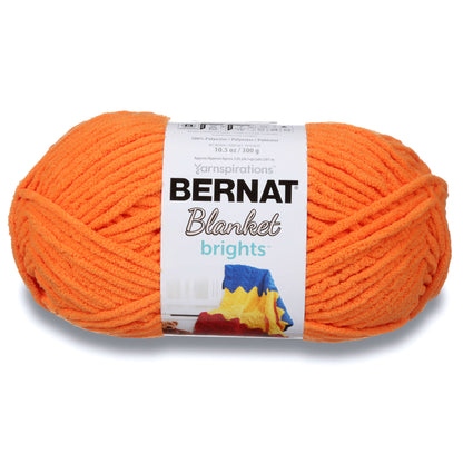 Bernat Blanket Brights Yarn (300g/10.5oz) Carrot Orange