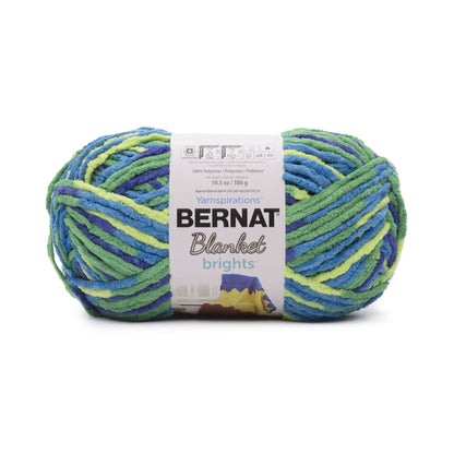 Bernat Blanket Brights Yarn (300g/10.5oz) Blue Flash