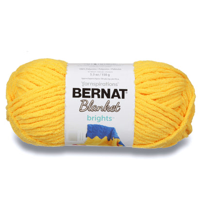 Bernat Blanket Brights Yarn - Discontinued Shades School Bus Yellow