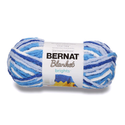 Bernat Blanket Brights Yarn - Discontinued Shades Waterslide Varg