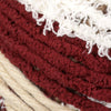 Cream/Burgundy