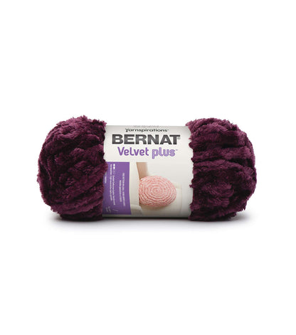 Bernat Velvet Plus Yarn Burgundy Plum