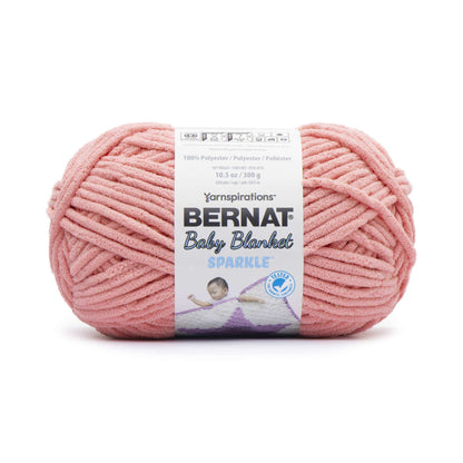 Bernat Baby Blanket Sparkle Yarn Rose Glow