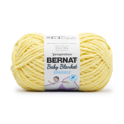Bernat Baby Blanket Sparkle Yarn Sunshine