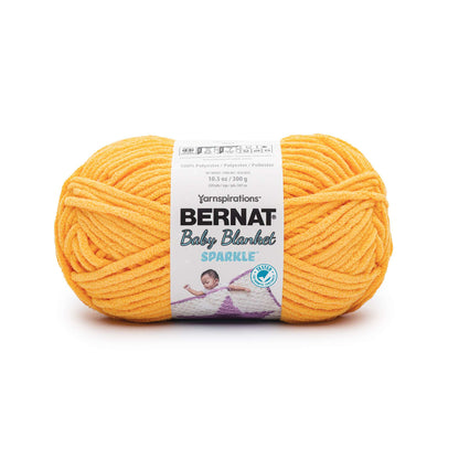Bernat Baby Blanket Sparkle Yarn Golden