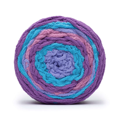 Bernat Blanket Stripes Yarn (300g/10.5oz) - Discontinued Shades Purple Paint Splotch