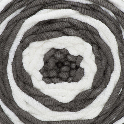 Bernat Maker Home Outdoor Stripes Yarn - Discontinued Fresh Gray Stripe