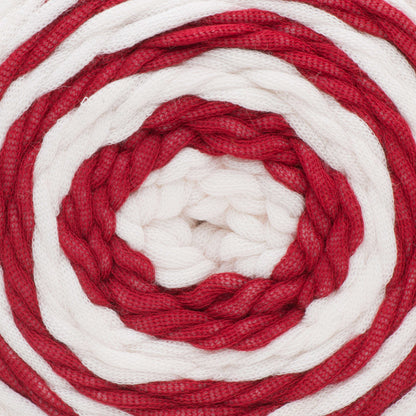 Bernat Maker Home Outdoor Stripes Yarn - Discontinued Fresh Red Stripe