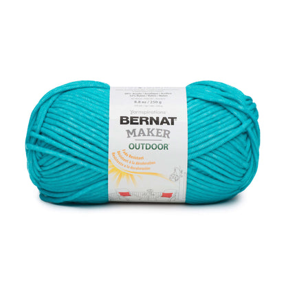 Bernat Maker Home Outdoor Yarn - Discontinued Deep Sea Teal