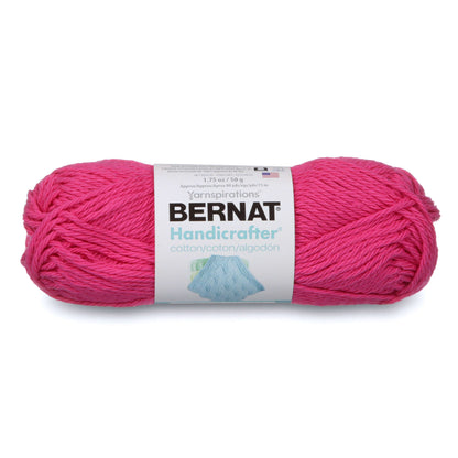 Bernat Handicrafter Cotton Yarn - Discontinued Shades Hot Pink