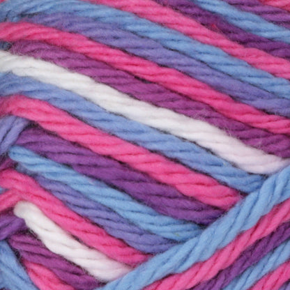 Bernat Handicrafter Cotton Ombres Yarn Purple Perk Ombre