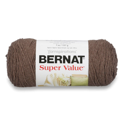 Bernat Super Value Yarn Taupe Heather