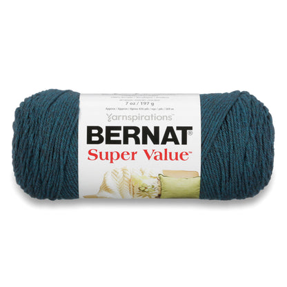 Bernat Super Value Yarn Teal Heather
