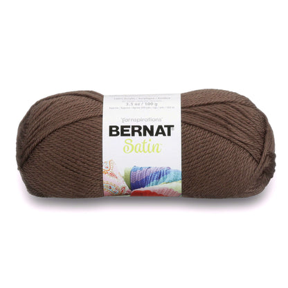 Bernat Satin Yarn - Discontinued Shades Taupe Heather