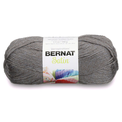 Bernat Satin Yarn - Discontinued Shades Gray Mist Heather