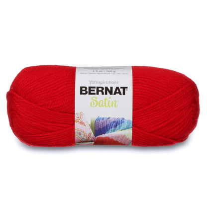 Bernat Satin Yarn - Discontinued Shades Crimson