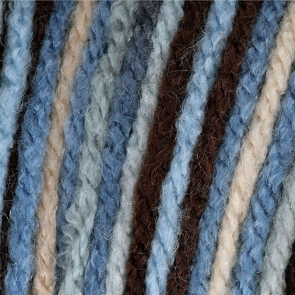 Bernat Super Value Variegates Yarn - Discontinued Shades Blue Taupe