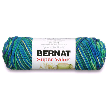 Bernat Super Value Variegates Yarn - Discontinued Shades Whirlpool