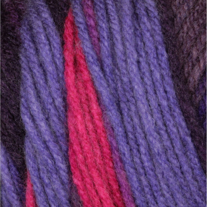 Bernat Super Value Stripes Yarn Wild Berry Stripes