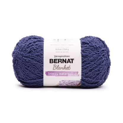 Bernat Blanket Breezy Watercolor Yarn - Discontinued Shades Ink Blue