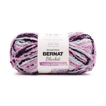 Bernat Blanket Breezy Watercolor Yarn - Discontinued Shades Lavender Rinse