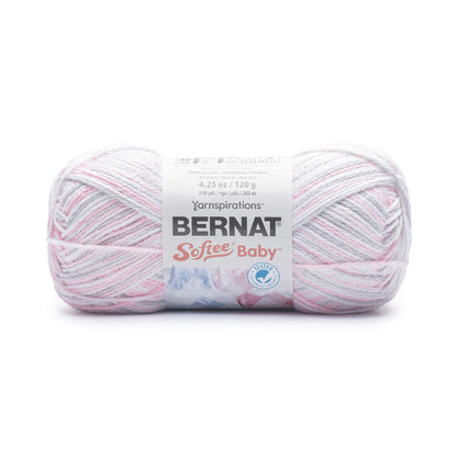Bernat Softee Baby Variegates Yarn Pink Flannel
