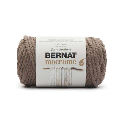 Bernat Macrame Yarn Gray Brown