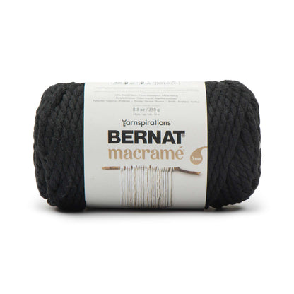 Bernat Macrame Yarn Black