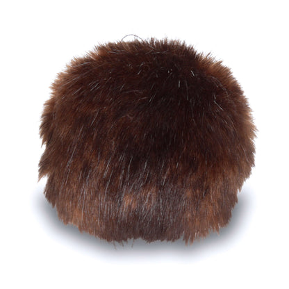 Bernat Faux Fur Pompom - Clearance Shades Brown Muskrat