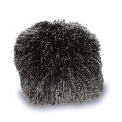 Bernat Faux Fur Pompom - Clearance Shades Black Mink