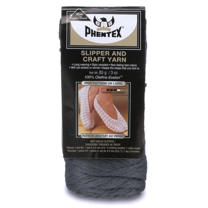 Phentex Slipper & Craft Yarn Dark Gray