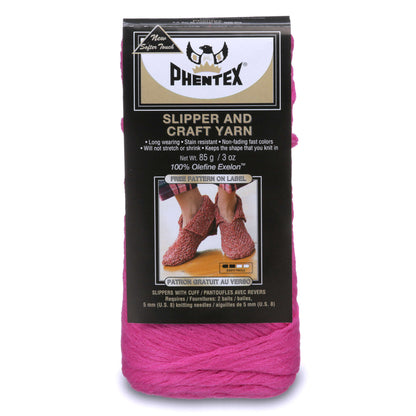 Phentex Slipper & Craft Yarn Hot Pink