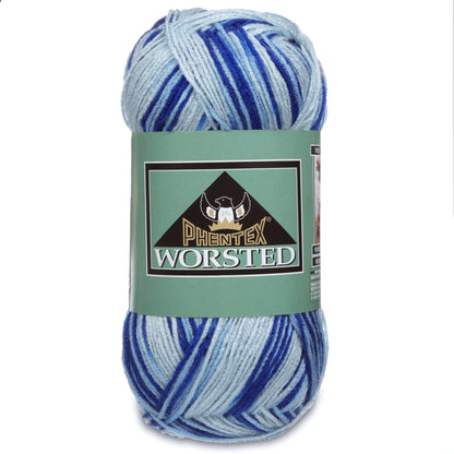 Phentex Worsted Ombre Yarn - Discontinued Shades Got The Blues