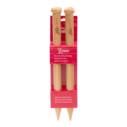 Susan Bates Xtreme Wood 14" Knitting Needles U.S. 50 (25 mm) - Clearance Items Susan Bates Xtreme Wood 14" Knitting Needles U.S. 50 (25 mm) - Clearance Items