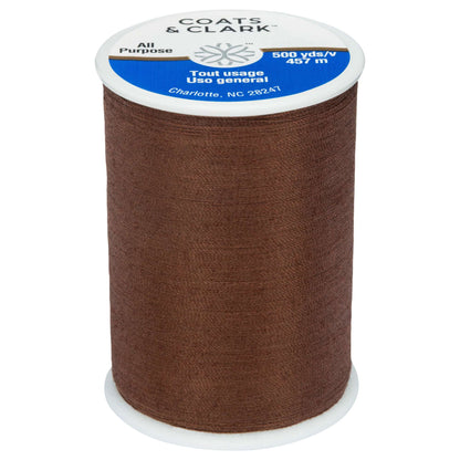 Coats & Clark All Purpose Thread (500 Yards) Dark Brown