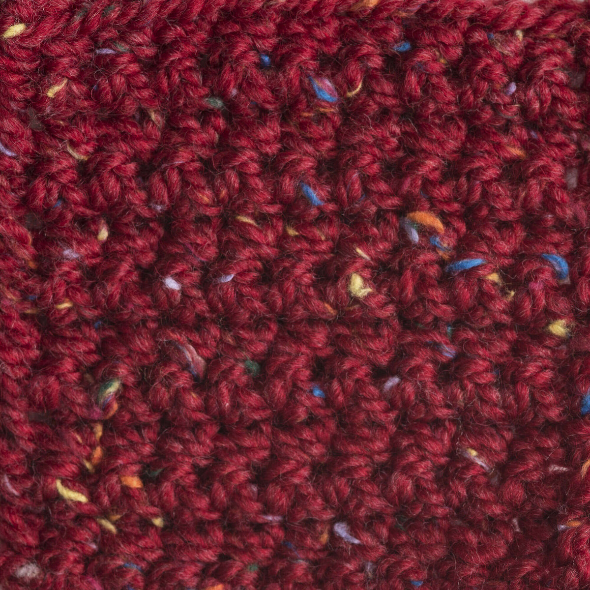Deep Red Tweed