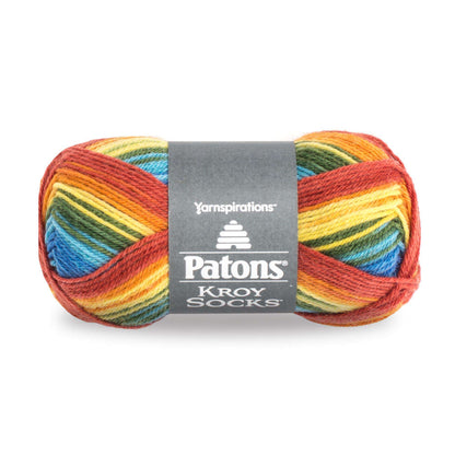 Patons Kroy Socks Yarn - Discontinued Shades Sunburst Stripes