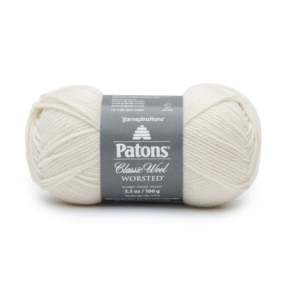 Patons Classic Wool Worsted Yarn Winter White