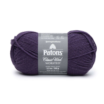 Patons Classic Wool Worsted Yarn Purple Night